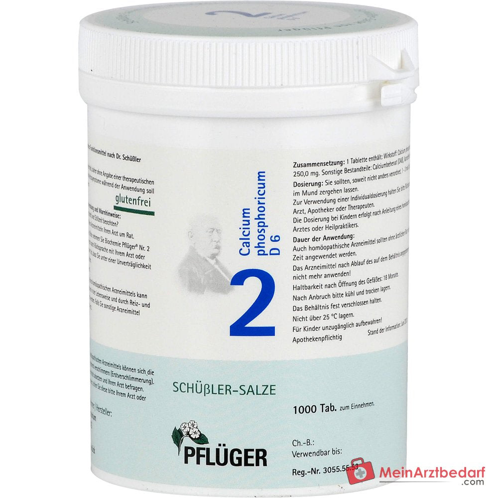 Pflüger Biochemie Nr. 2 Calcium phosphoricum D6 Tabletten, 100 St.