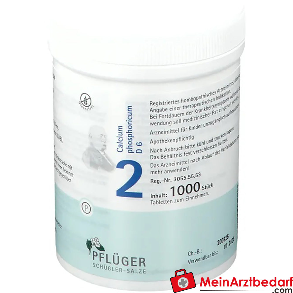 Pflüger Biochemie Nr. 2 Calcium phosphoricum D6 Tabletten, 100 St.