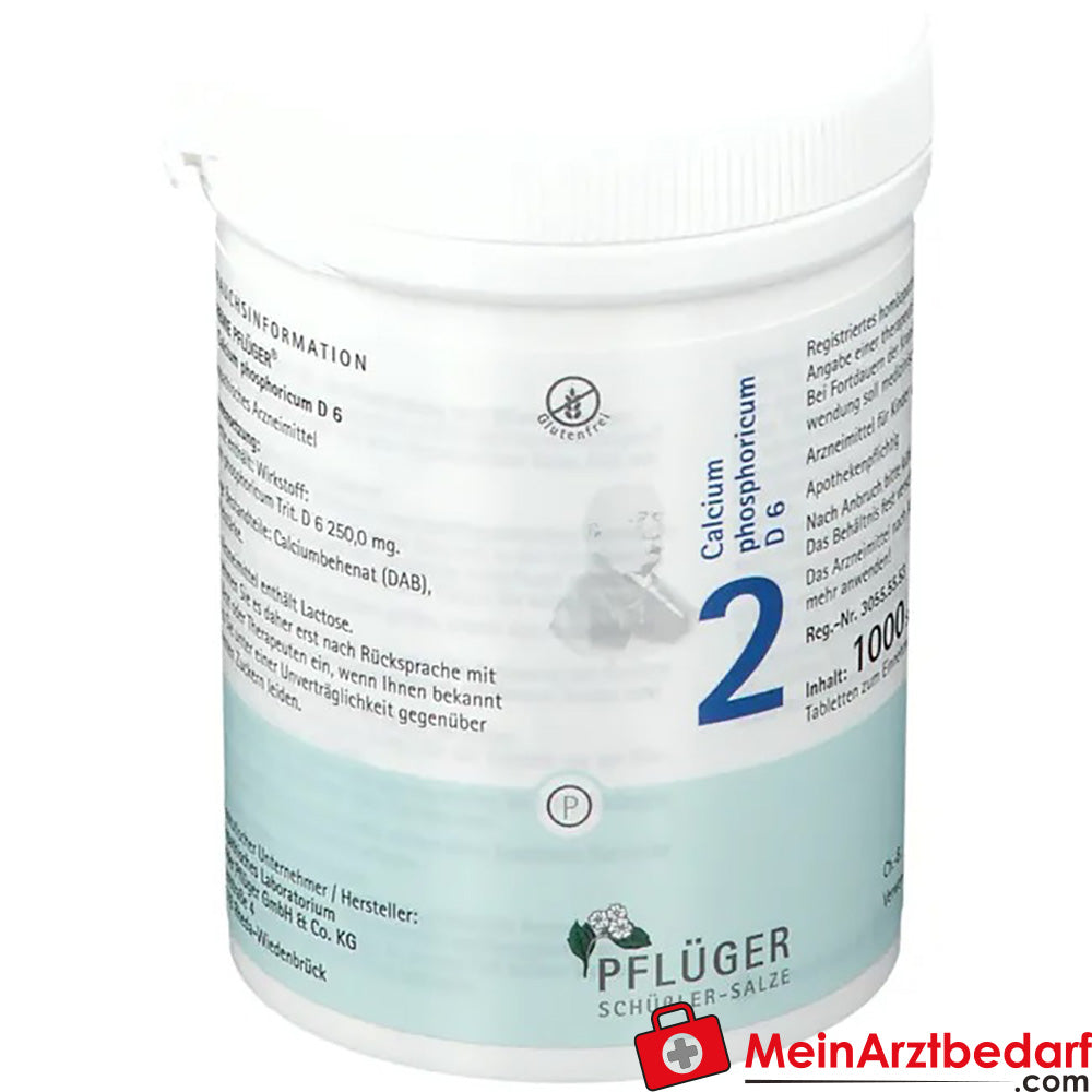 Pflüger Biochemie Nr. 2 Calcium phosphoricum D6 Tabletten, 100 St.