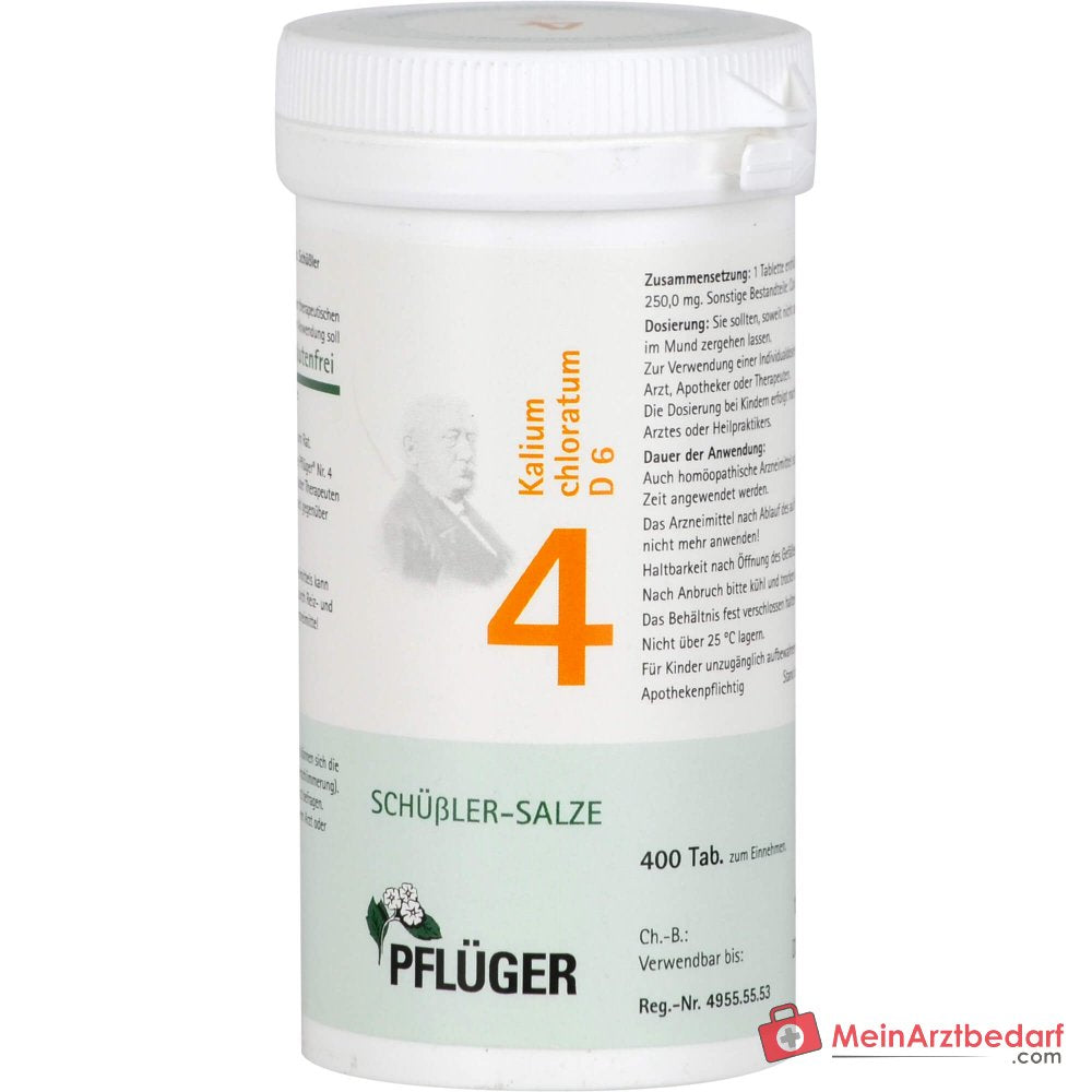 Biochemie Pflüger Nr. 4 Kalium chloratum D6 Tabletten 100 Stück