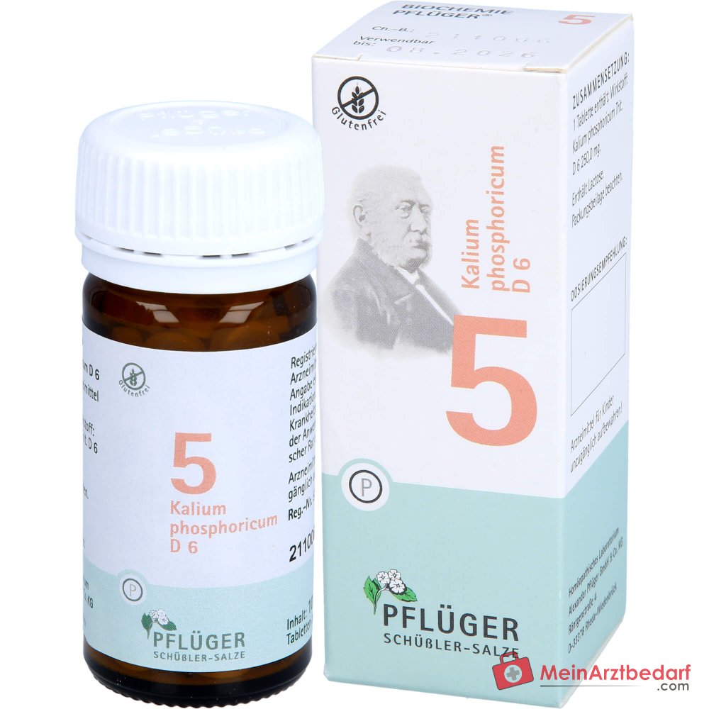 Biochemie Pflüger Nr. 5 Kalium phosphoricum D6 Tabletki, 100 szt.