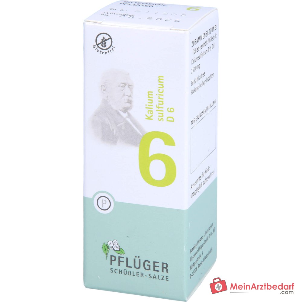 Biochimica Pflüger n. 6 Potassio solforico D6 250 mg Compresse