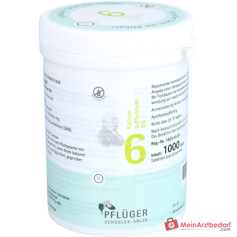 Biochimica Pflüger n. 6 Potassio solforico D6 250 mg Compresse
