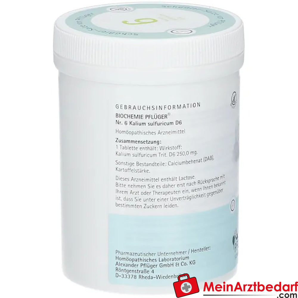 BIOCHEMIE 6 KAL SULFUR D 6.