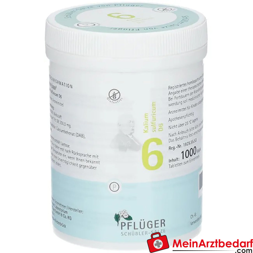 Biochimica Pflüger n. 6 Potassio solforico D6 250 mg Compresse