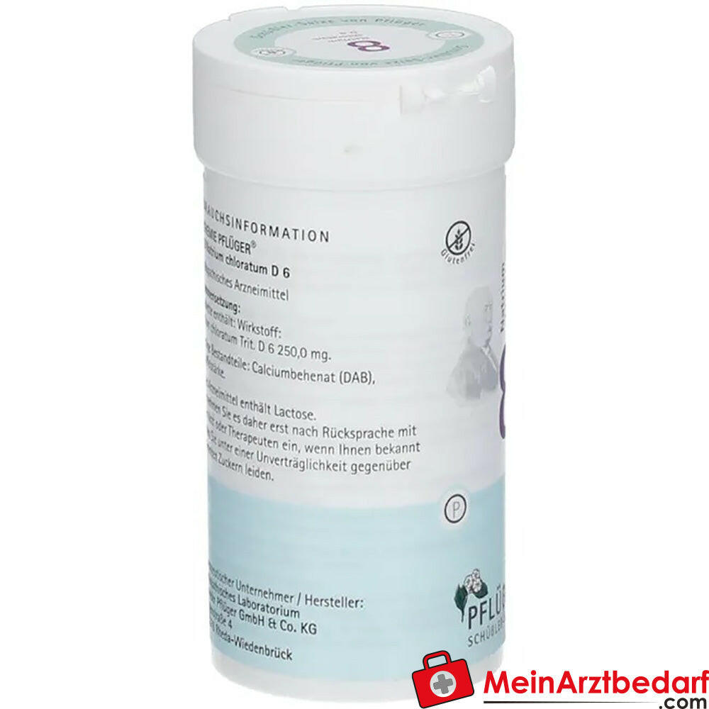 Biochemie Pflüger® Nr. 8 Natrium chloratum D6 Tabletten.