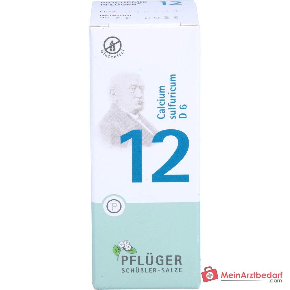 Biochimie Pflüger n°12 Calcium sulfuricum D6 250 mg Comprimés 100 unités.