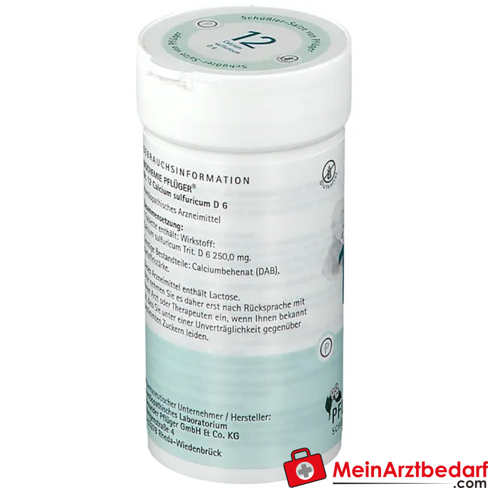 Biochemie Pflüger® Nr. 12 Calcium sulfuricum D6 Tabletten.