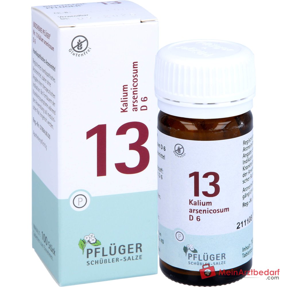 Biochemie Pflüger Nr. 13 Kalium arsenicosum D6 tabletten 100 st.