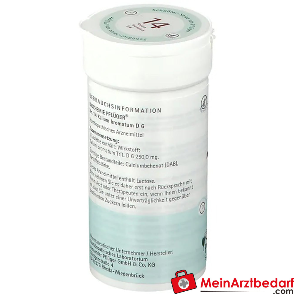 Biochemie Pflüger® Nr. 14 Kalium bromatum D6 Tabletten.