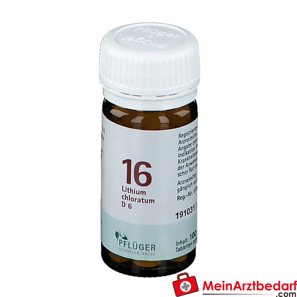 Biochemie Pflüger® Nr. 16 Lithium chloratum D6 Tabletten.