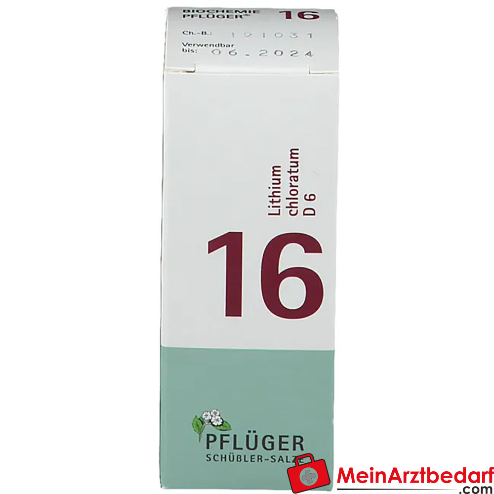 Biochemie Pflüger® Nr. 16 Lithium chloratum D6 Tabletten.