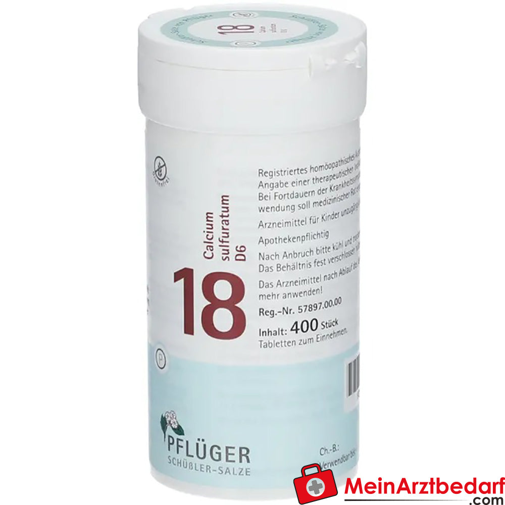 Biochemie Pflüger® Nr. 18 Calcium sulfuratum D6 Tabletten.