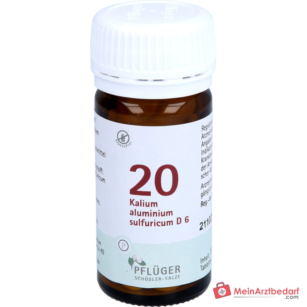 Biochimica Pflüger n. 20 Potassio alluminio sulfurico D6 Compresse, 100 pz.