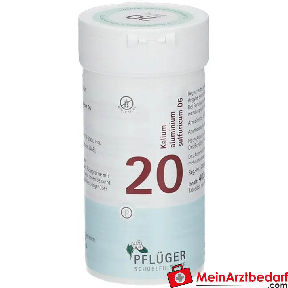 Biochemie Pflüger® Nr. 20 Kalium aluminium sulfat D6 Tabletten.