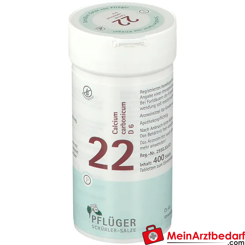 Biochemie Pflüger® Nr. 22 Calcium carbonicum D6 Tabletten.