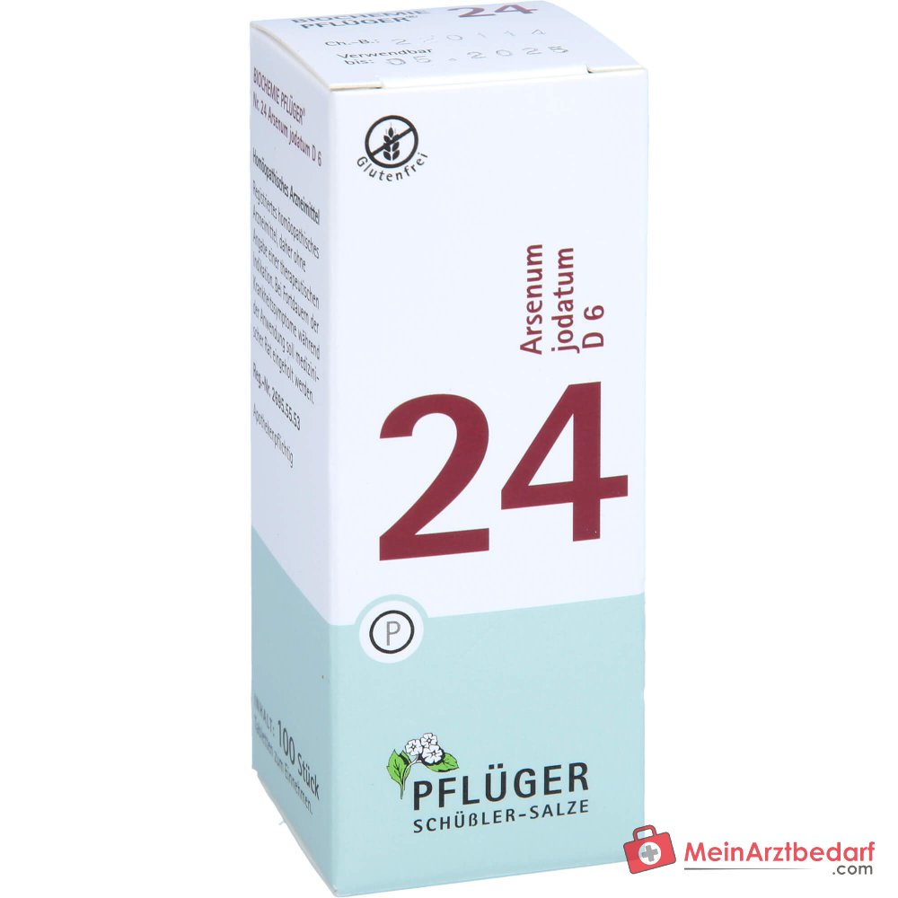 Biochimica Pflüger n. 24 Arsenum iodatum D6 Compresse 250 mg