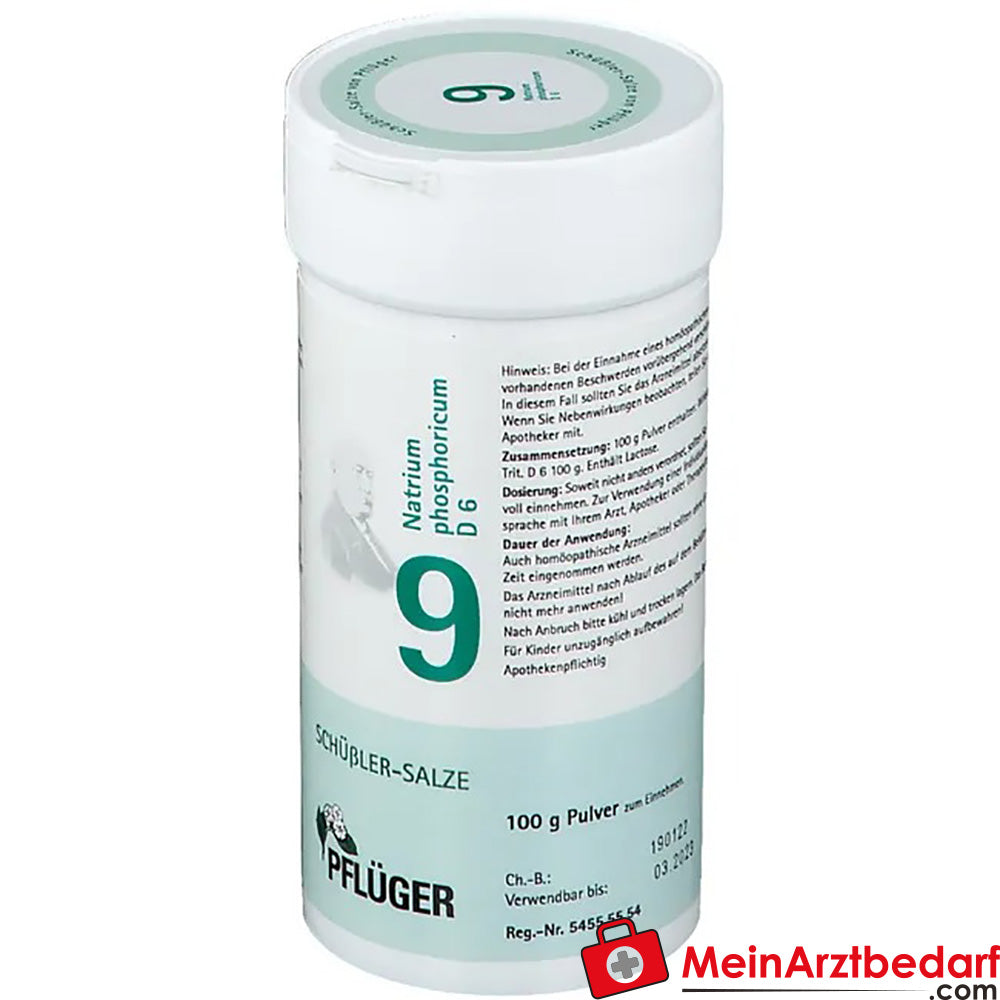 Biochemie Pflüger® Nr. 9 Natrium phosphoricum D6 Pulver.