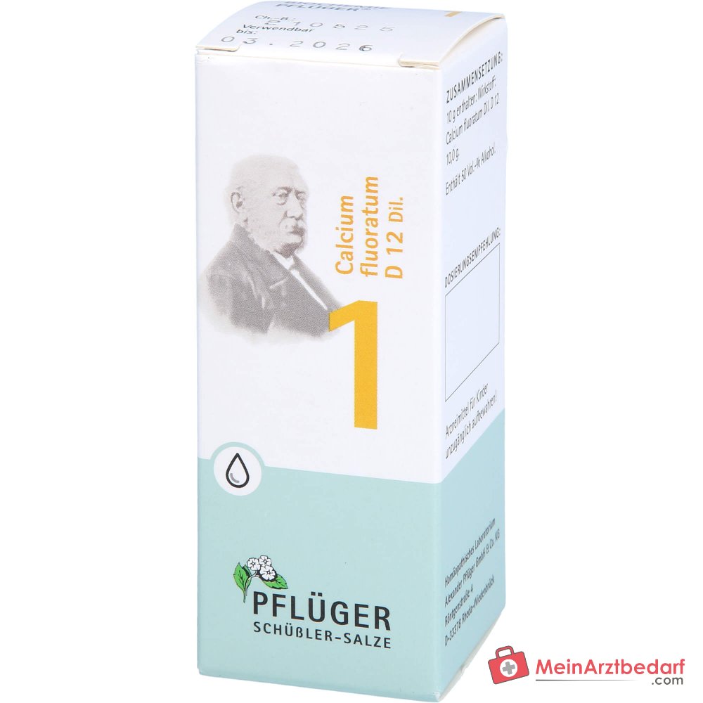 Biochemie Pflüger Nr. 1 Calcium fluoratum D12 Tropfen, 100 ml