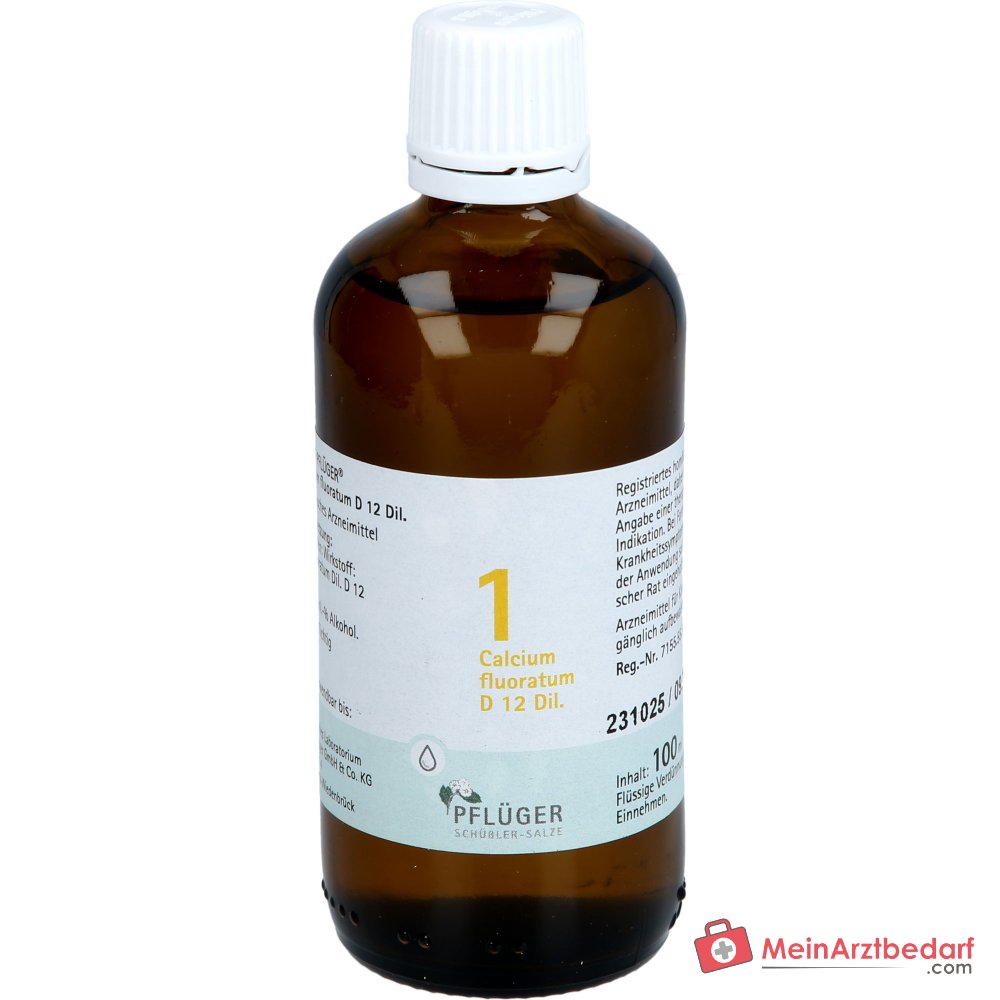 Biochemie Pflüger Nr. 1 Calcium fluoratum D12 Tropfen, 100 ml