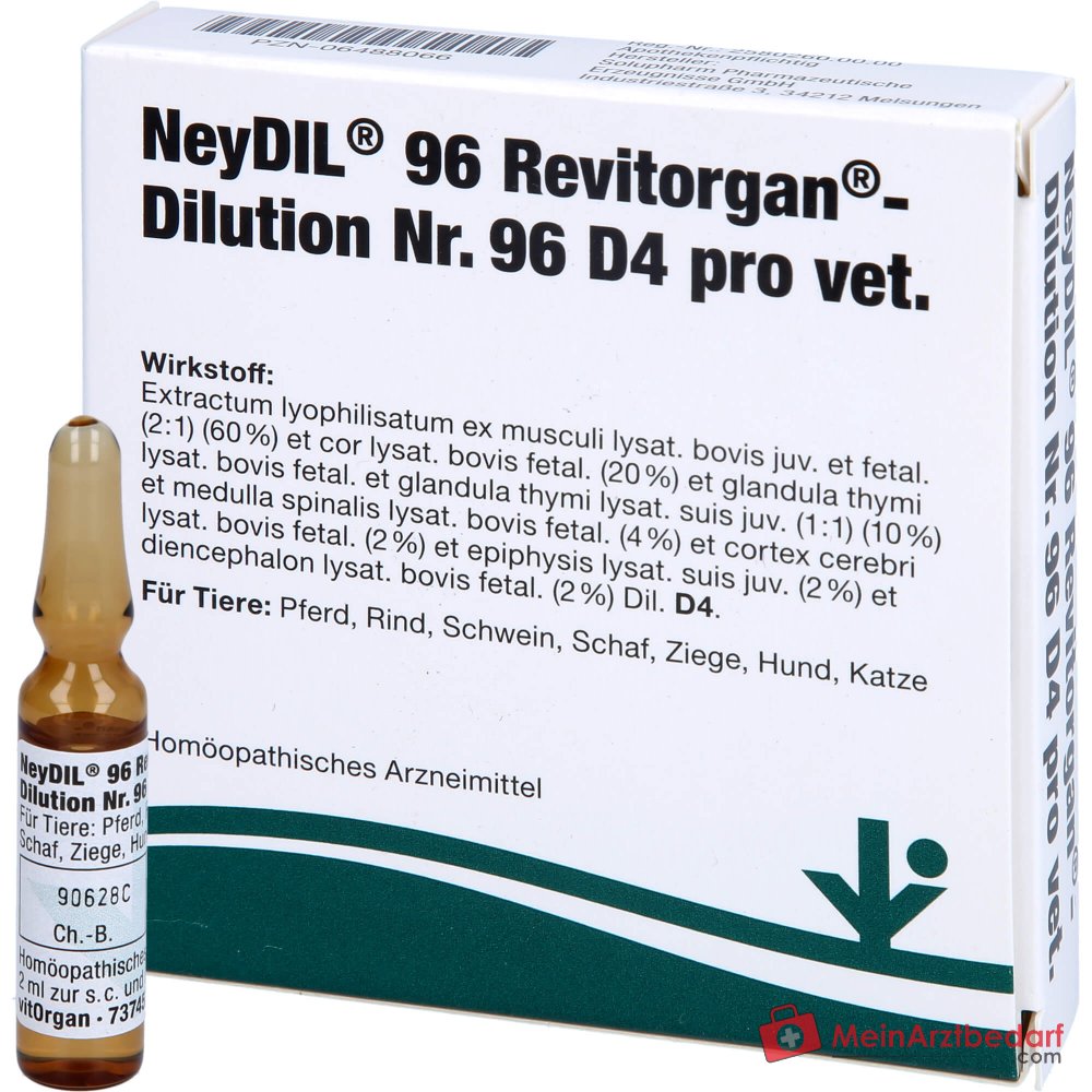 NeyDIL 96 Revit D4 pro vet. Injektionslösung 5 x 2 ml