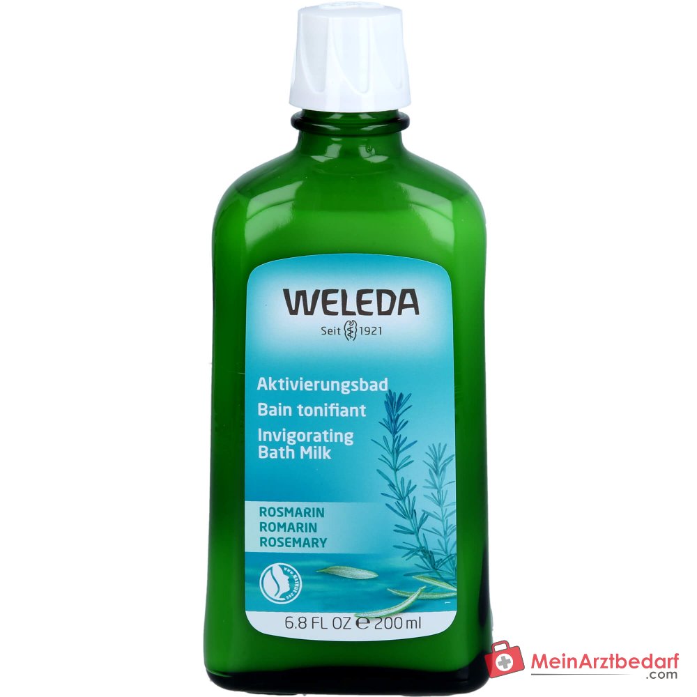 Weleda kąpiel aktywująca z rozmarynem z olejkiem eterycznym rozmarynu, 200 ml