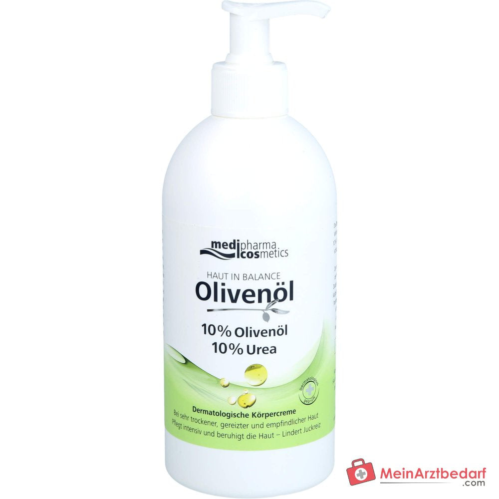 medipharma cosmetics Pelle in Bilanciamento Olio d'Oliva Crema Corpo Dermatologica, 500 ml