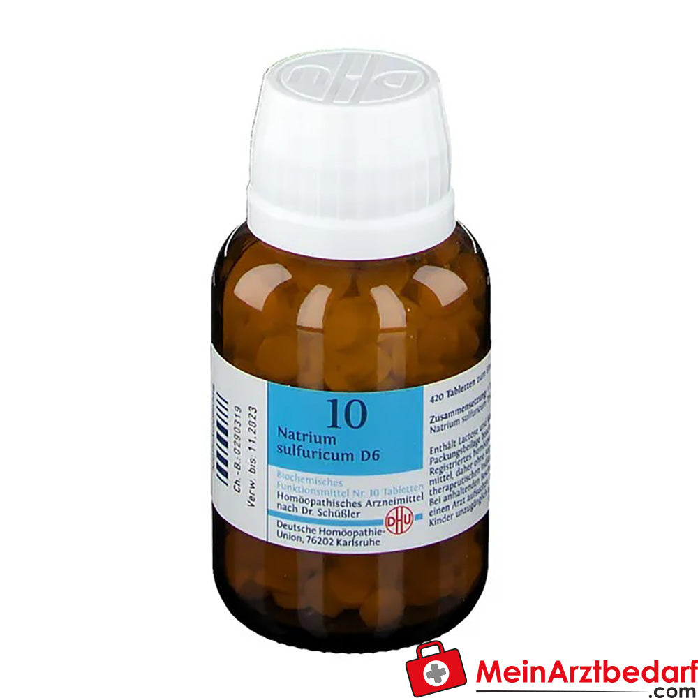 DHU Schuessler Salt No. 10 Natrium sulphuricum D6 tabletki 80 kapsułek