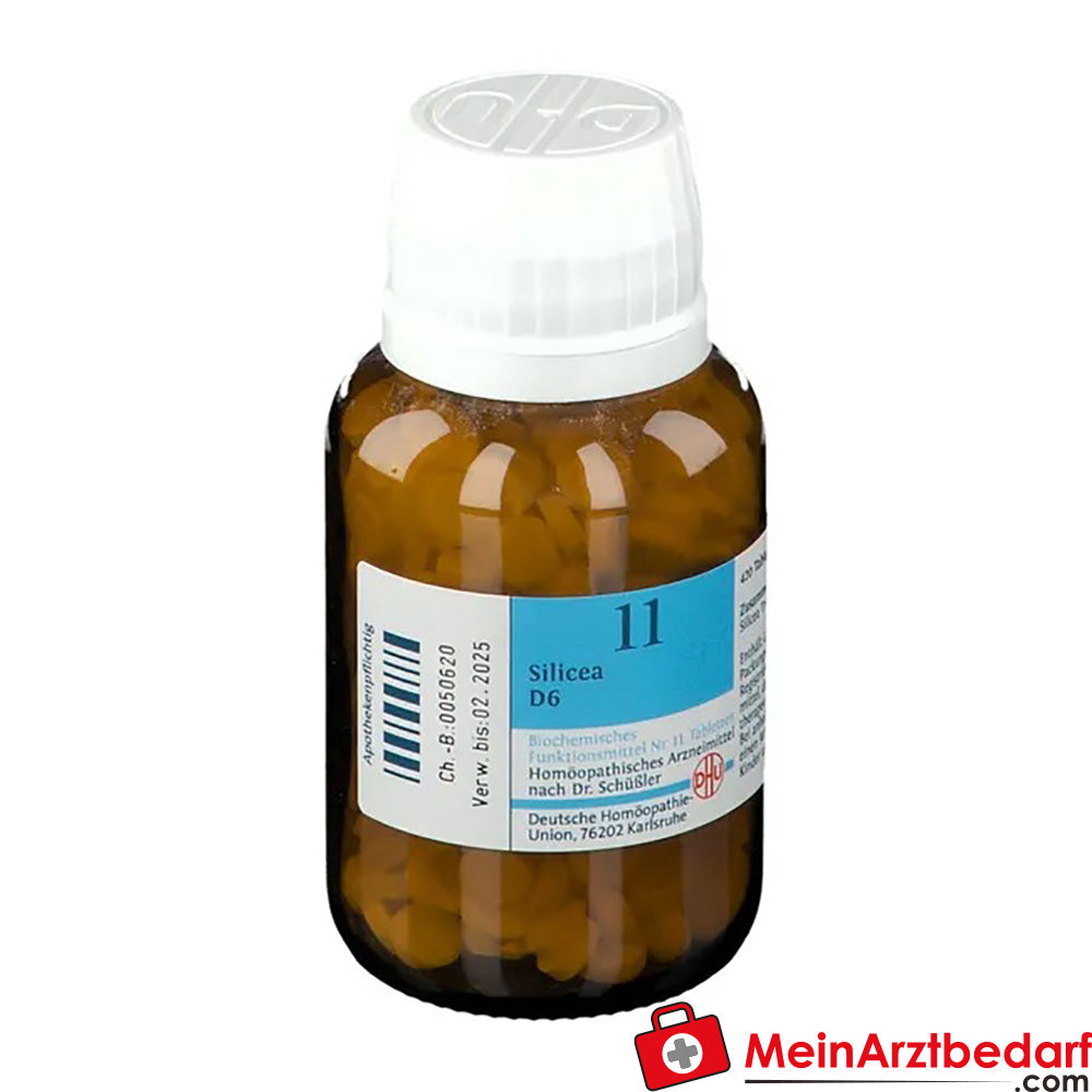 DHU Sel de Schüssler No 11 Silicea D6 250 mg comprimés 80 pièces