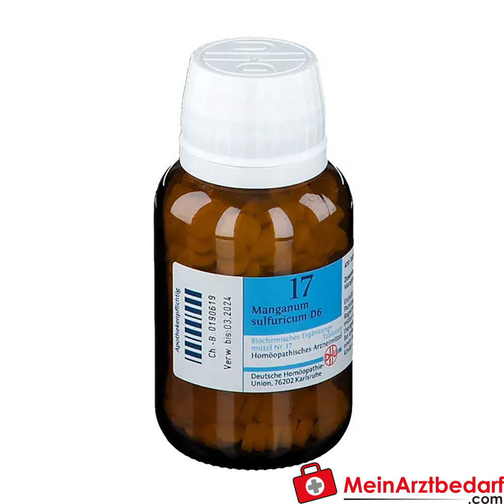 DHU Biochemistry 17 Manganum sulphuricum D6 250 mg tabletki