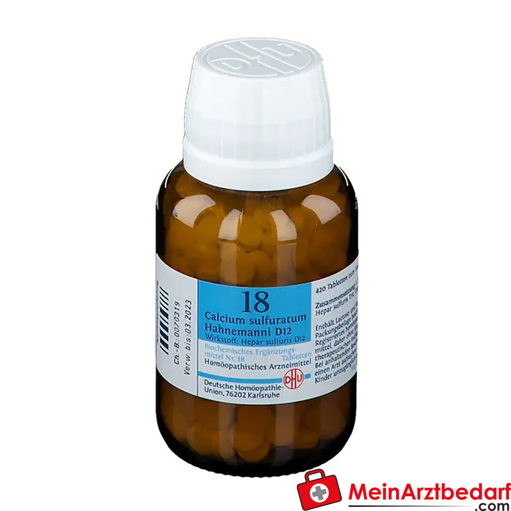 DHU Biochemie 18 Calcium sulfuratum D12.