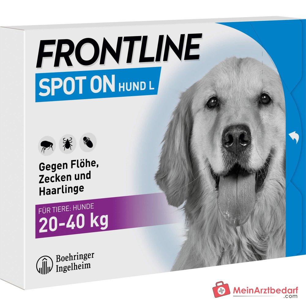 Frontline Spot On Hond 20-40 kg Fipronil pipetten 3 stuks