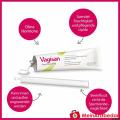 Vagisan FeuchtCreme: Hormonfreie Vaginalcreme bei trockener Scheide – auch vor dem Geschlechtsverkehr, 50g.