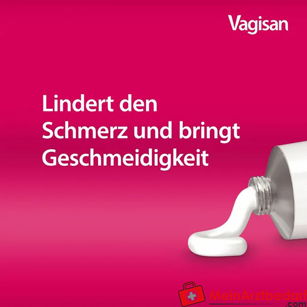 Vagisan FeuchtCreme: Hormonfreie Vaginalcreme bei trockener Scheide – auch vor dem Geschlechtsverkehr, 50g.
