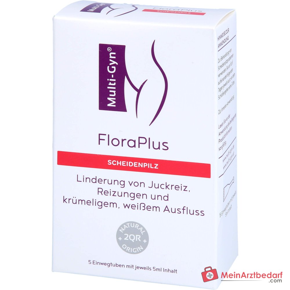 Multi-Gyn FloraPlus gel vaginale prebiotico con lattitolo e frutto-oligosaccaridi 5 x 5 ml