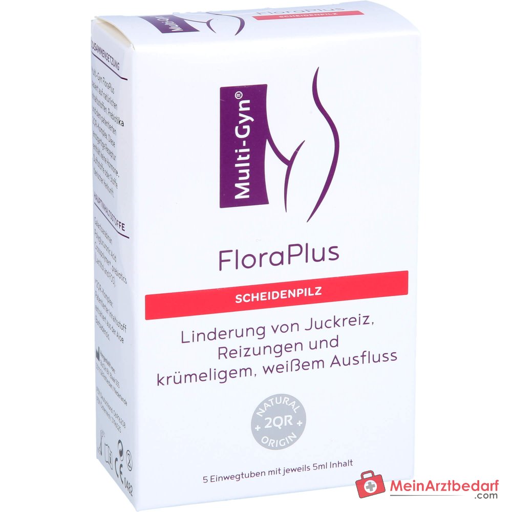 Multi-Gyn FloraPlus gel vaginale prebiotico con lattitolo e frutto-oligosaccaridi 5 x 5 ml