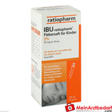 IBU-ratiopharm Fiebersaft für Kinder 20mg/ml.