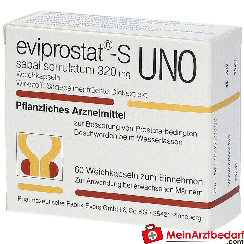 Eviprostat®-S sabal serrulatum 320 mg uno Kapseln.