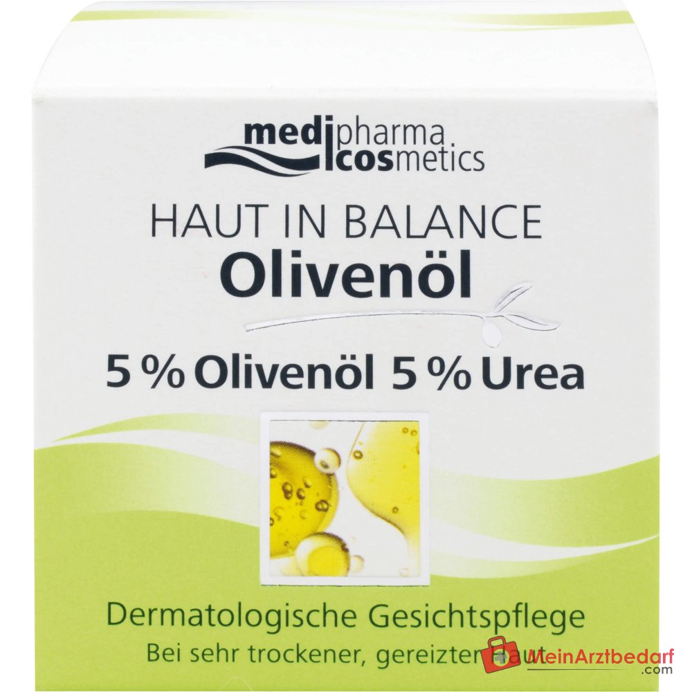 medipharma cosmetics Haut in Balance Olivenöl Dermatologische Gesichtspflege Creme, 50 ml