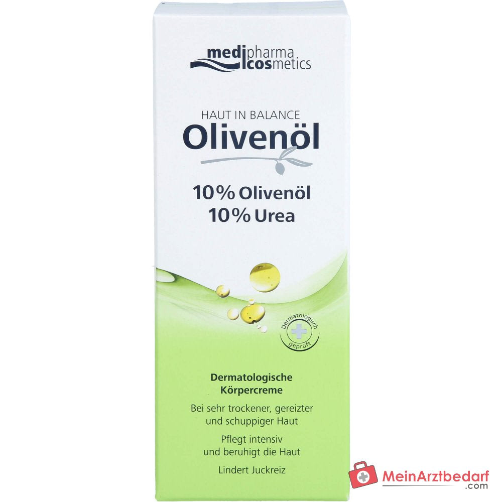 medipharma cosmetics Pelle in Equilibrio Olio d'Oliva Crema Dermatologica per il Corpo, 200 ml