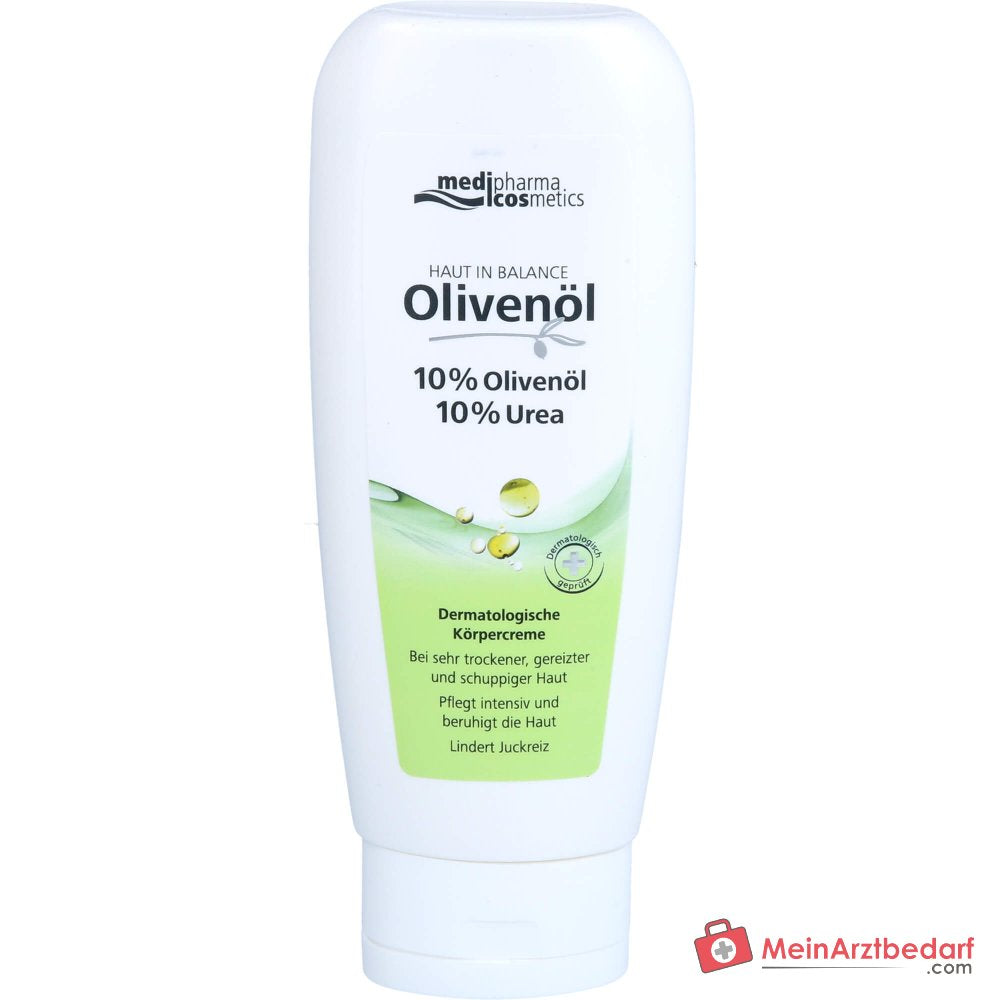 medipharma cosmetics Pelle in Equilibrio Olio d'Oliva Crema Dermatologica per il Corpo, 200 ml