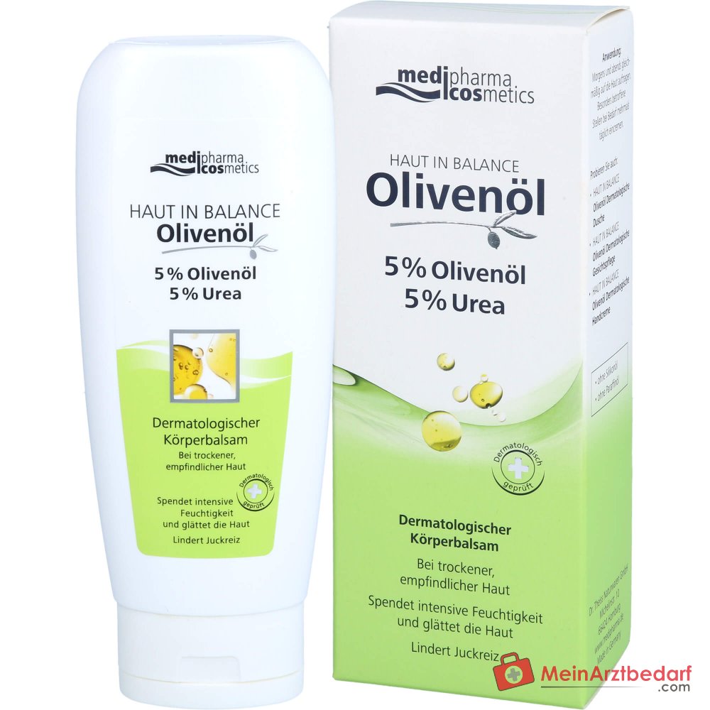 medipharma cosmetics Pelle in Equilibrio Olio di Oliva Balsamo corpo dermatologico, 200 ml
