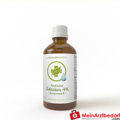 4 % Salzsäure-Lösung 100 ml Braunglas.