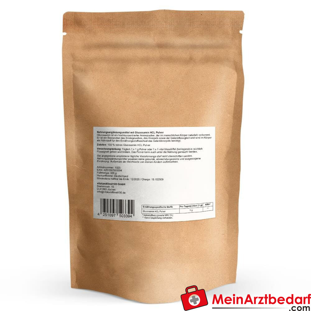 Glucosamin HCL Pulver 300 g.