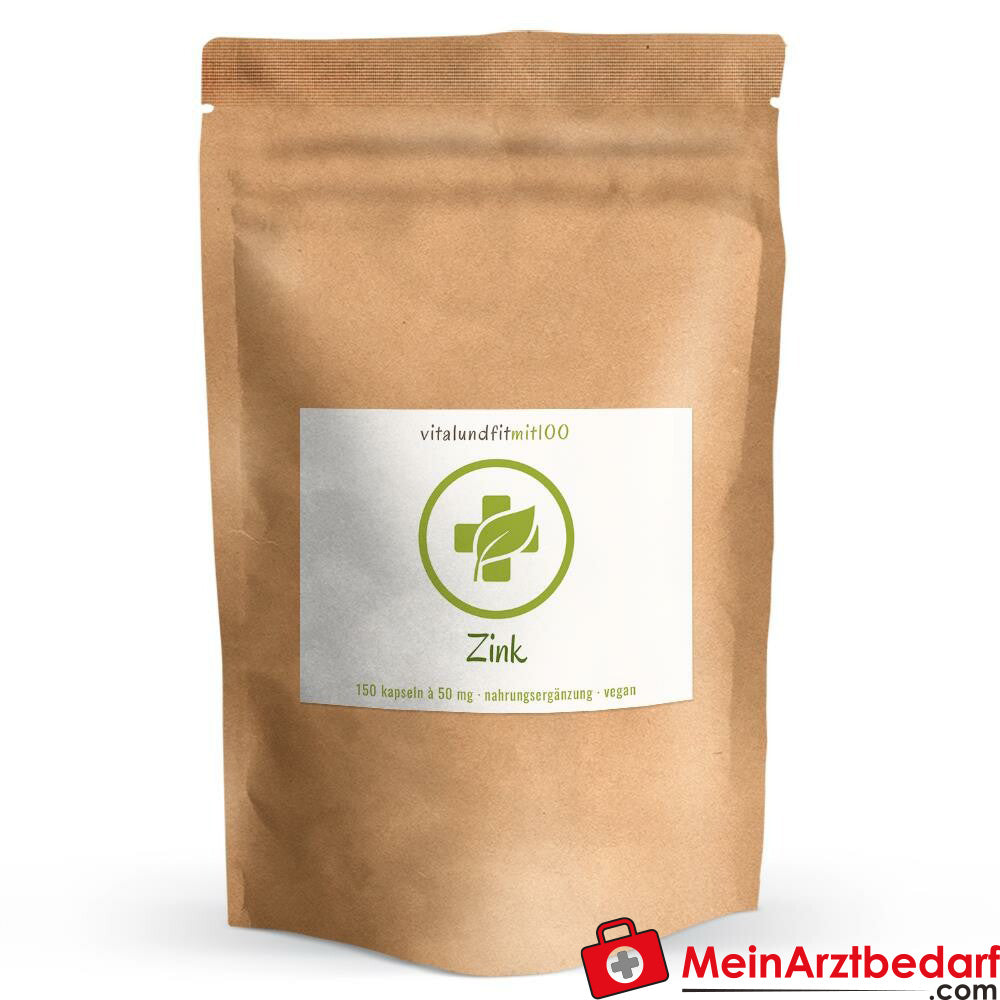 Zink Kapseln 150 Stück à 15,5 mg.