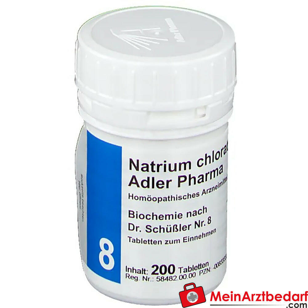 Adler Pharma Natrium chloratum D6 Biochemie nach Dr. Schüßler Nr. 8.