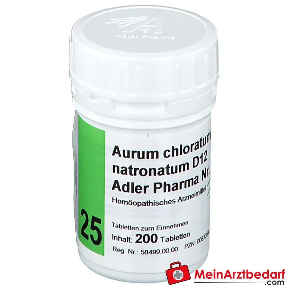 Adler Pharma Aurum chloratum D12 Biochemie nach Dr. Schüßler Nr. 25.