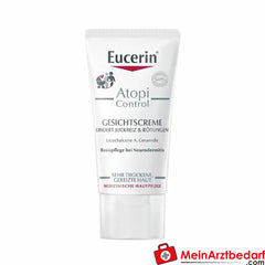 Eucerin® AtopiControl Gesichtscreme – Feuchtigkeitsspendende Pflege für trockene Gesichtshaut, 50ml.