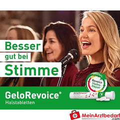 GeloRevoice Halstabletten Cassis-Menthol bei Heiserkeit & Stimmverlust, 20 St..