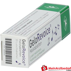 GeloRevoice Halstabletten Cassis-Menthol bei Heiserkeit & Stimmverlust, 20 St..